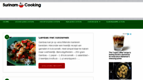 What Surinamcooking.com website looked like in 2018 (5 years ago)