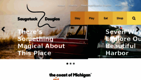 What Saugatuck.com website looked like in 2018 (5 years ago)