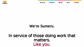 What Sumeru.com website looked like in 2018 (5 years ago)