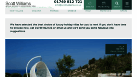 What Scottwilliams.co.uk website looked like in 2018 (7 years ago)