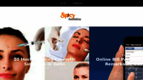 What Spicybulletins.com website looked like in 2018 (5 years ago)