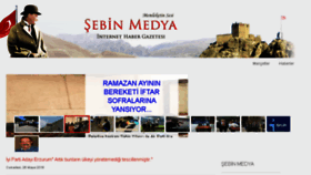 What Sebinmedya.net website looked like in 2018 (5 years ago)