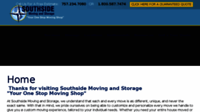 What Southsidemoving.com website looked like in 2018 (5 years ago)