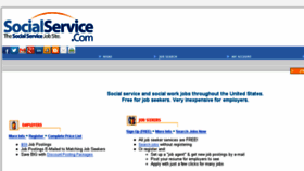 What Socialservice.com website looked like in 2018 (5 years ago)