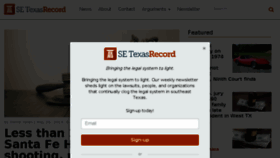 What Setexasrecord.com website looked like in 2018 (5 years ago)