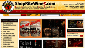 What Shopritewines.com website looked like in 2018 (5 years ago)