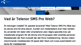 What Smspro.se website looked like in 2018 (5 years ago)