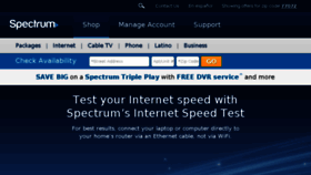 What Speedtest.bhn.net website looked like in 2018 (5 years ago)