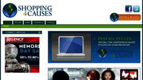What Shopping4causes.com website looked like in 2018 (5 years ago)