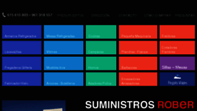 What Suministrosrober.es website looked like in 2018 (5 years ago)
