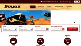 What Soyuz.com.pe website looked like in 2018 (5 years ago)