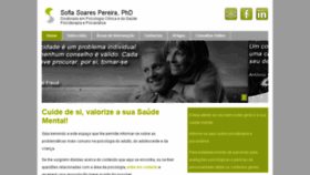 What Sofiasoarespereira.com website looked like in 2018 (5 years ago)
