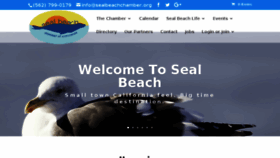 What Sealbeachchamber.org website looked like in 2018 (5 years ago)