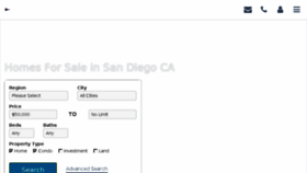 What Sandiegocahomesforsale.com website looked like in 2018 (5 years ago)