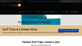 What Surftrips.com.br website looked like in 2018 (5 years ago)