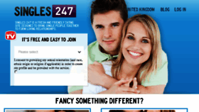 What Singles247.com website looked like in 2018 (5 years ago)
