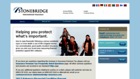 What Stonebridge-insurance.com website looked like in 2018 (5 years ago)