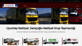 What Saracoglunakliyat.com website looked like in 2018 (5 years ago)