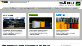 What Saebu.de website looked like in 2018 (5 years ago)