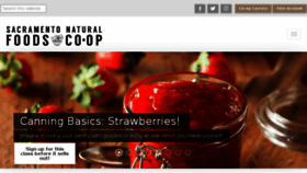 What Sacfoodcoop.com website looked like in 2018 (5 years ago)