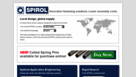 What Spirol.com website looked like in 2018 (5 years ago)