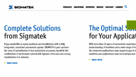 What Sigmatek-automation.com website looked like in 2018 (5 years ago)