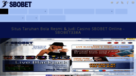 What Sbobet338a.asia website looked like in 2018 (5 years ago)