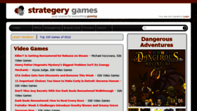 What Strategerygames.com website looked like in 2018 (5 years ago)
