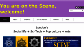 What Scenemagazine.com website looked like in 2018 (5 years ago)