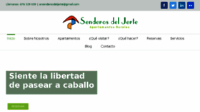 What Senderosdeljerte.com website looked like in 2018 (6 years ago)