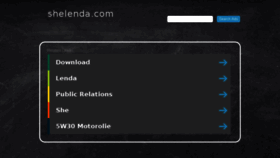 What Shelenda.com website looked like in 2018 (5 years ago)