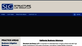 What Structurelaw.com website looked like in 2018 (5 years ago)