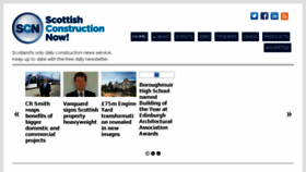 What Scottishconstructionnow.com website looked like in 2018 (6 years ago)
