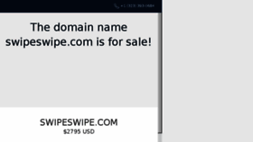 What Swipeswipe.com website looked like in 2018 (5 years ago)