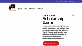 What Selectiveschoolexam.com website looked like in 2018 (5 years ago)