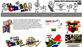 What Sachild.co.za website looked like in 2018 (5 years ago)
