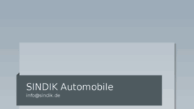 What Sindik-automobile.de website looked like in 2018 (5 years ago)