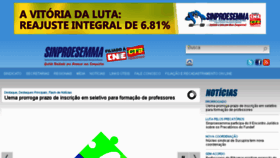 What Sinproesemma.org.br website looked like in 2018 (5 years ago)