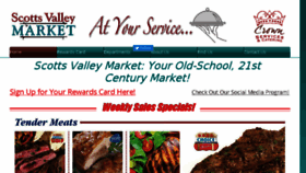 What Scottsvalleymarket.com website looked like in 2018 (6 years ago)