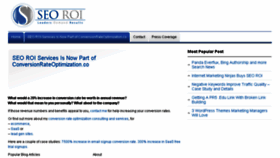 What Seoroi.com website looked like in 2018 (5 years ago)