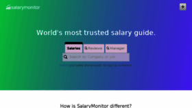 What Salarymonitor.com website looked like in 2018 (6 years ago)