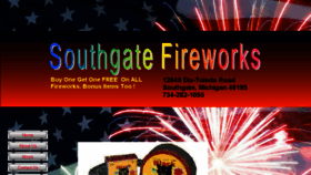 What Southgatefireworks.com website looked like in 2018 (5 years ago)