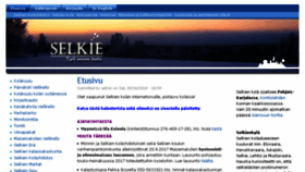 What Selkie.fi website looked like in 2018 (5 years ago)