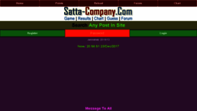 What Satta-company.in website looked like in 2018 (5 years ago)