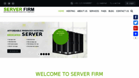 What Server.firm.in website looked like in 2018 (5 years ago)