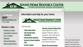 What Soundhome.com website looked like in 2018 (5 years ago)
