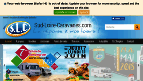What Sud-loire-caravanes.com website looked like in 2018 (5 years ago)