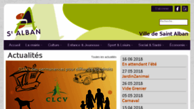What Saint-alban31.fr website looked like in 2018 (5 years ago)