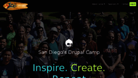 What Sandcamp.org website looked like in 2018 (5 years ago)