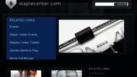 What Staplecenter.com website looked like in 2018 (7 years ago)